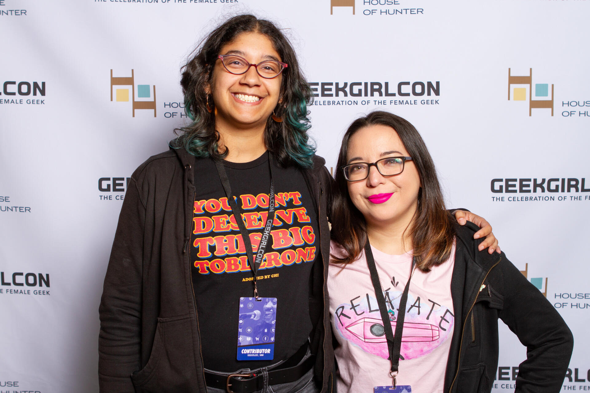 Photo of the ¿Cómo Se Dice Nerd? panelists at GeekGirlCon 2018